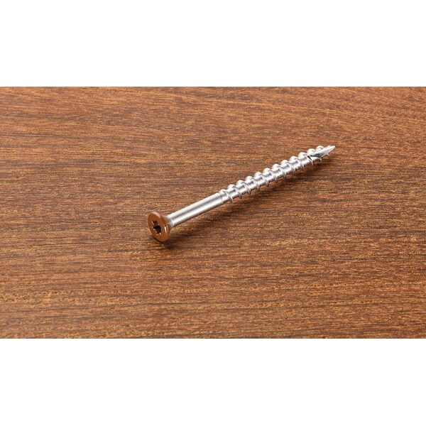 Starborn Deck Screw, #10 x 2-1/2 in, Steel, Flat Head, Torx Drive, 350 PK SFX34T10250 - main